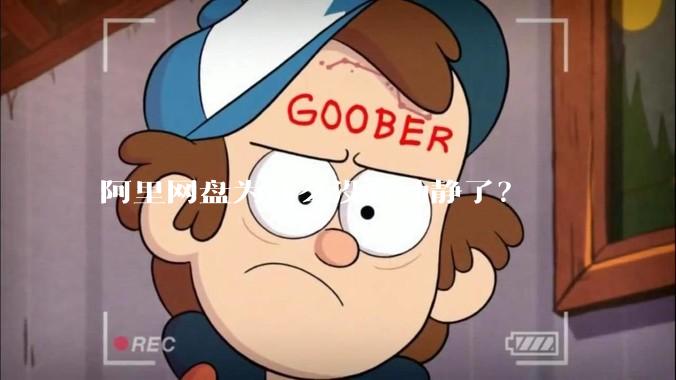 阿里网盘为什么没有动静了?