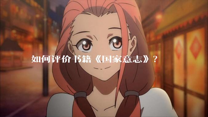 如何评价书籍《国家意志》?
